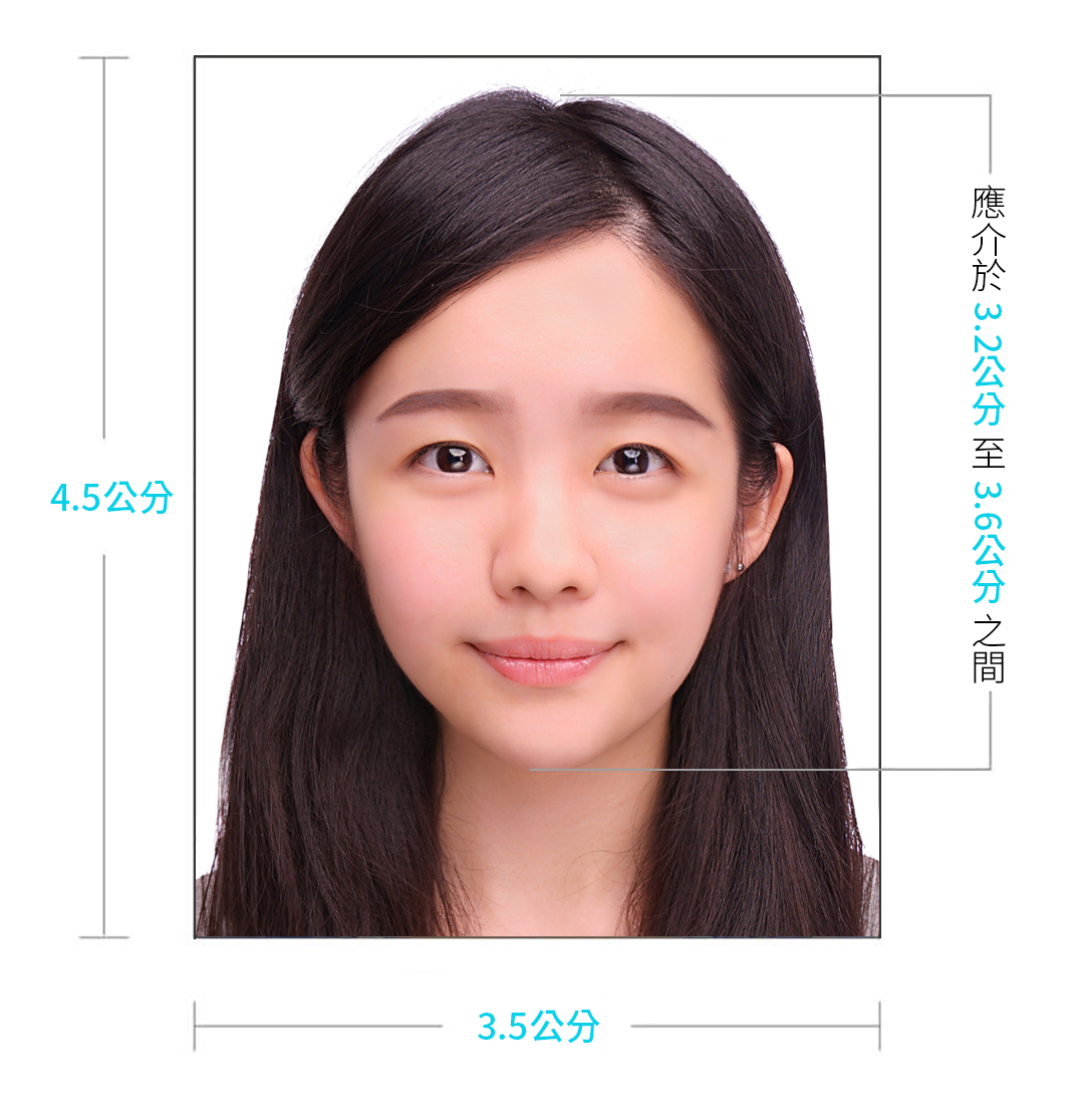 韓系證件照頭髮規定範例篇 - qoopio 大研創意